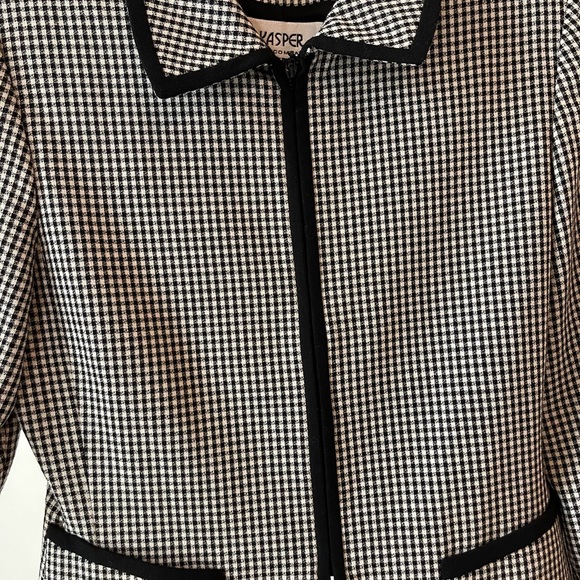 Vintage Gingham Zip Jacket - Picture 7 of 8